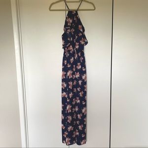 Lush ruffle maxi dress